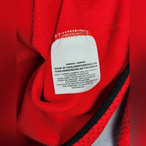 NIKE THERMA-FIT SWOOSH PULLOVER HOODIE RED WOMEN'S SIZE M - Picture 9 of 9